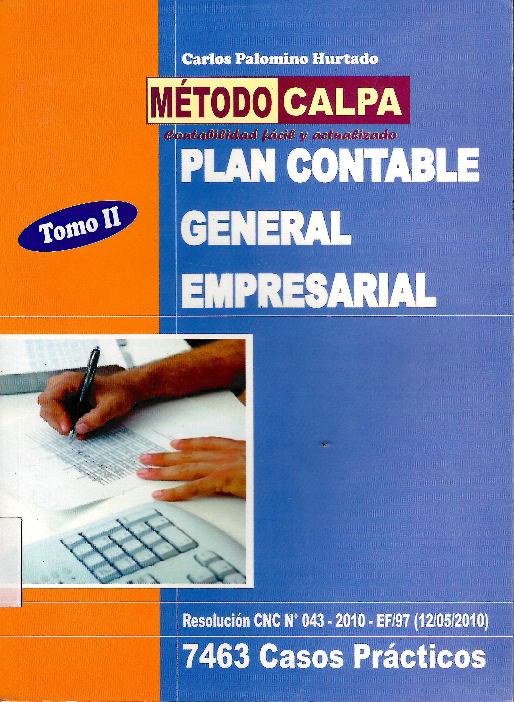 METODO CALPA - PLAN CONTABLE GENERAL EMPRESARIAL TOMO II