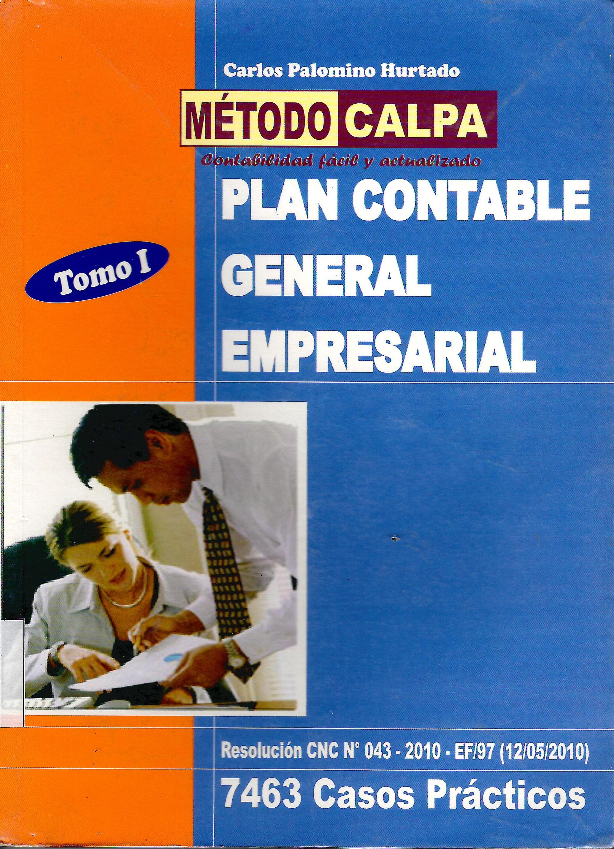 METODO CALPA - PLAN CONTABLE GENERAL EMPRESARIAL TOMO I