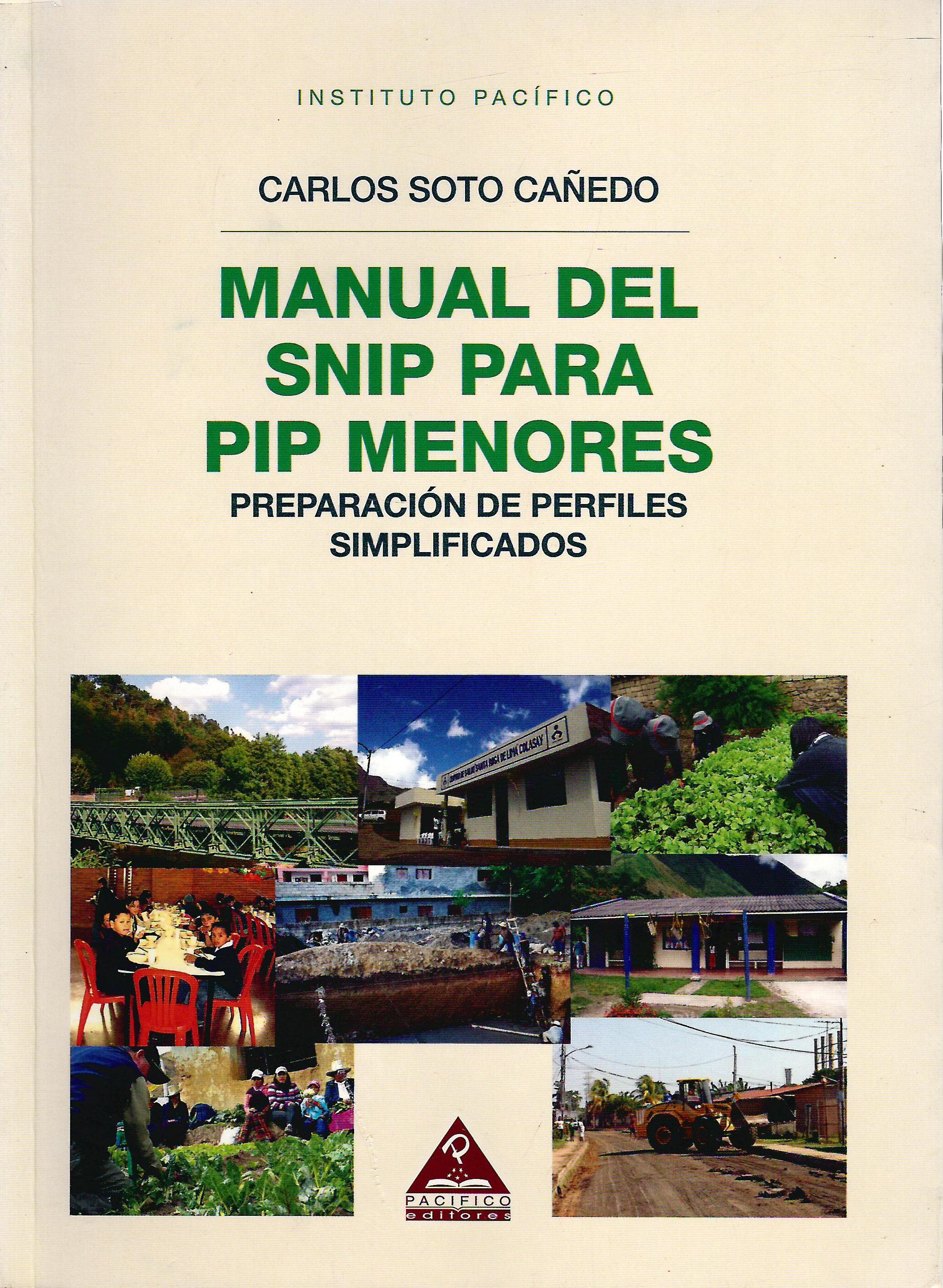MANUAL DEL SNIP PARA PIP MENORES
