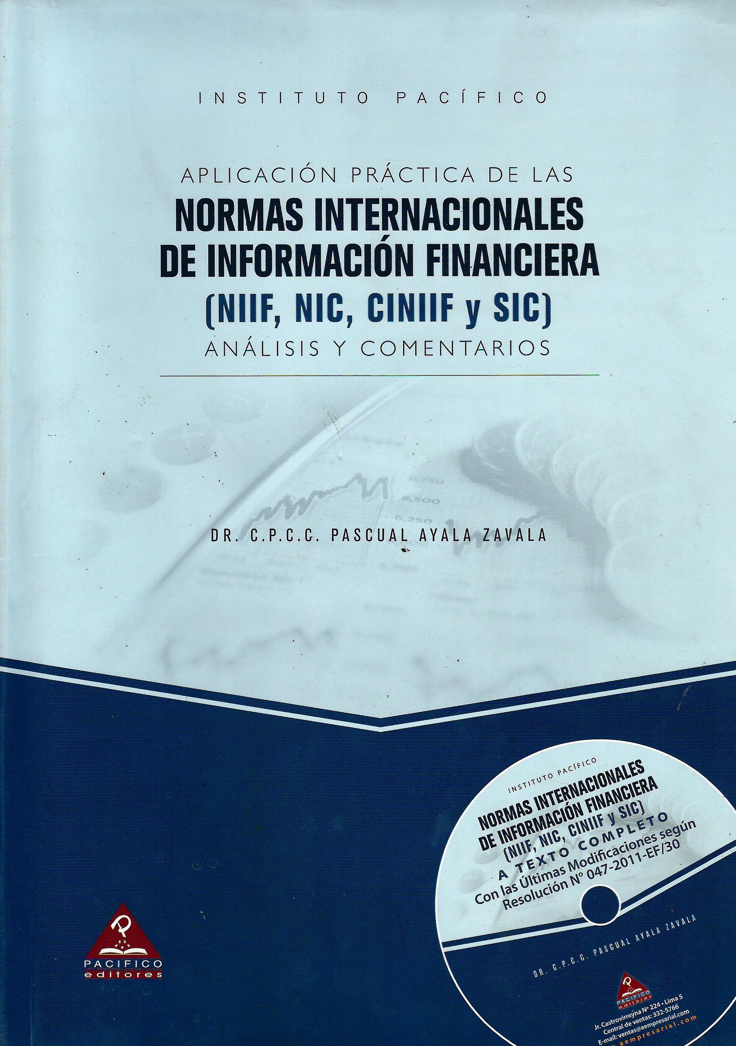 APLICACIONES PRACTICAS DE LAS NORMAS INTERNACIONALES DE INFORMACION FINANCIERA