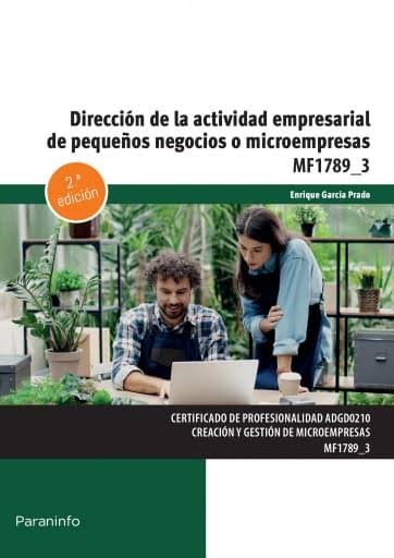 DIRECCION DE LA ACTIVIDAD EMPRESARIAL DE PEQUEÑOS NEGOCIOS O MICROEMPRESAS MF1789-3