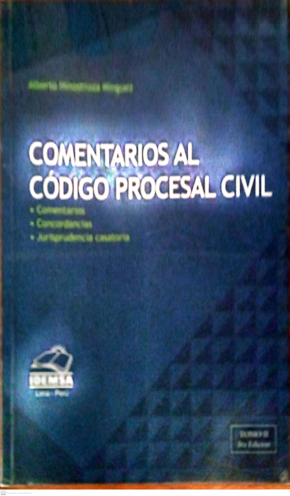 COMENTARIOS AL CODIGO PROCESAL CIVIL TOMO II