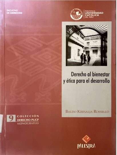 DERECHO AL BIENESTAR Y ETICA PARA EL DESARROLLO