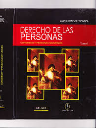 DERECHO DE LAS PERSONAS  TOMO I