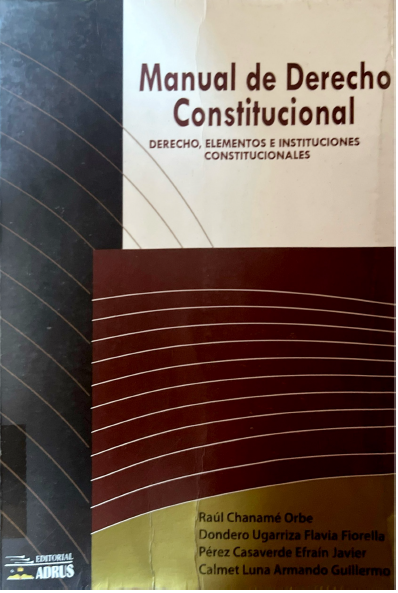 MANUAL DEL DERECHO CONSTITUCIONAL