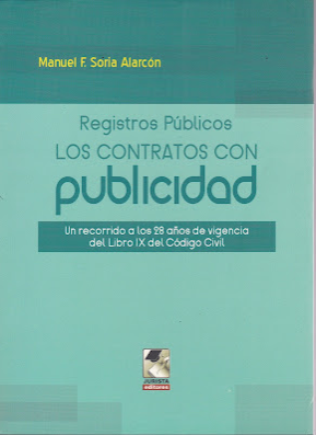 REGISTRO PUBLICO: LOS CONTRATOS CON PUBLICIDAD