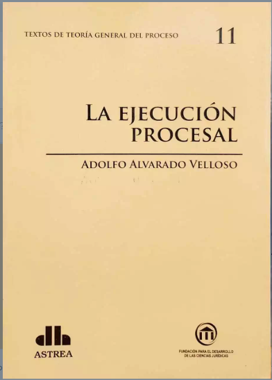 LA EJECUCION PROCESAL