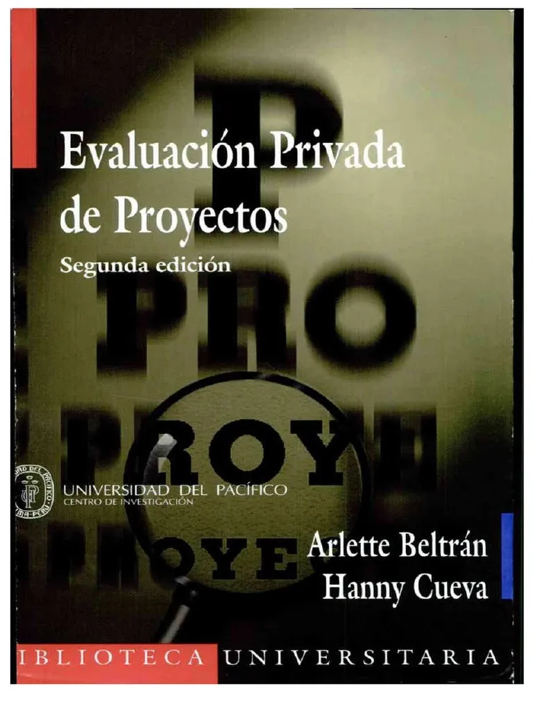 EVALUACION PRIVADA DE PROYECTOS