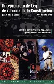 ANTEPROYECTO DE LEY DE REFORMA DE LA CONSTITUCION