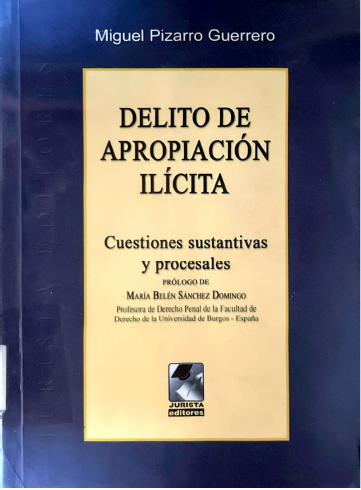 DELITO DE APROPIACION ELICITA