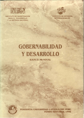 GOBERNABILIDAD Y DESARROLLO: BANCO MUNDIAL