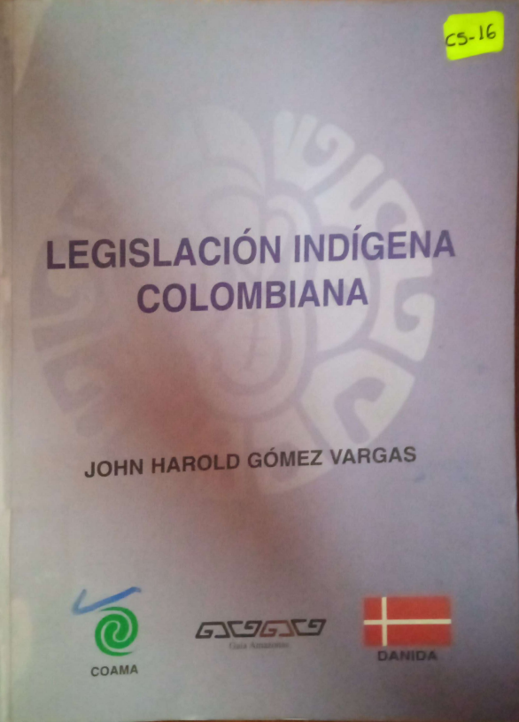LEGISLACION INDIGENA COLOMBIANA