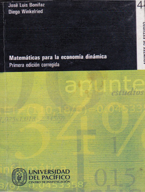 MATEMATICAS PARA LA ECONOMIA DINAMICA
