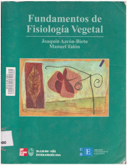 FUNDAMENTOS DE FISIOLOGIA VEGETAL