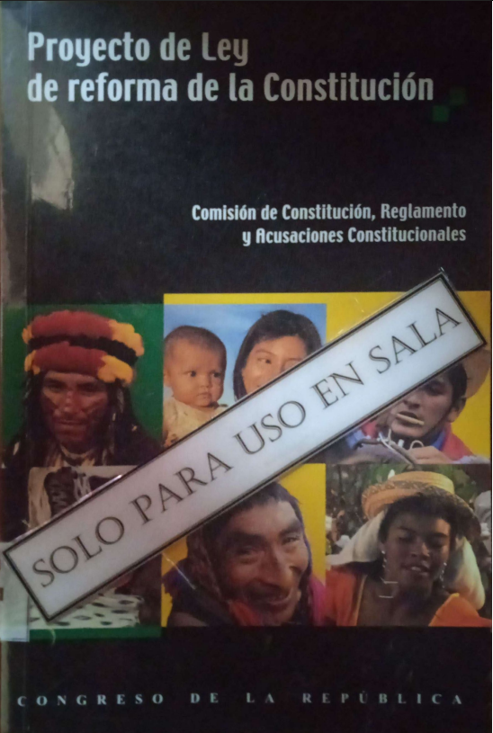 PROYECTO DE LEY DE REFORMA DE LA CONSTITUCION