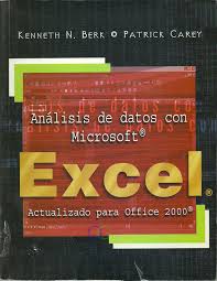 ANALISIS DE DATOS CON MICROSOFT EXCEL: ACTUALIZADO PARA OFFICE 2000