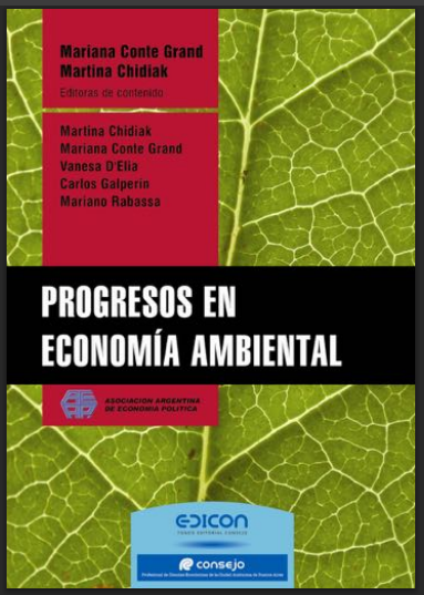 PROGRESOS EN ECONOMIA AMBIENTAL