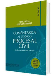 COMENTARIOS AL CODIGO PROCESAL CIVIL. TOMO I