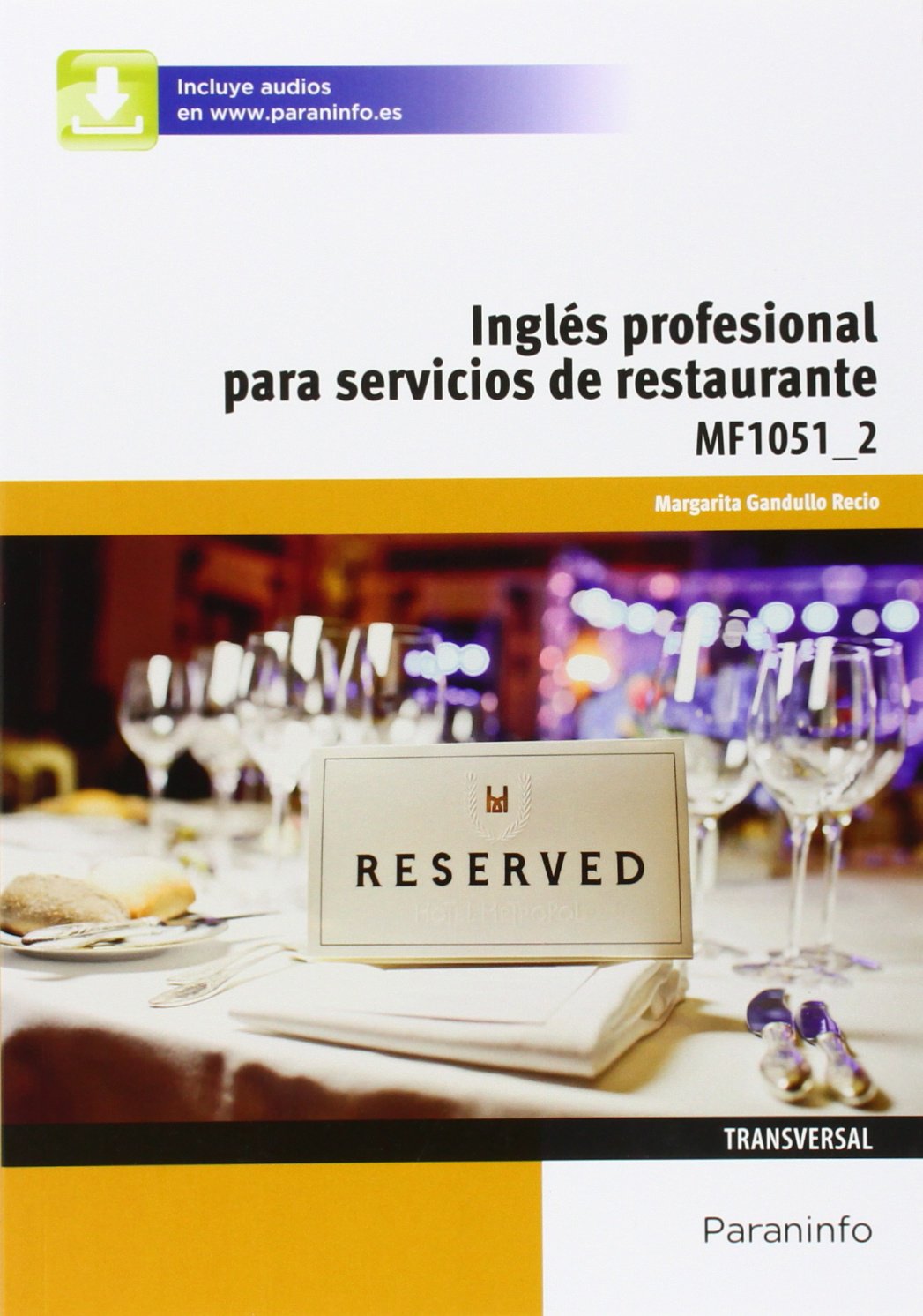 INGLES PROFESIONAL PARA SERVICIOS DE RESTAURACION MF1051_2